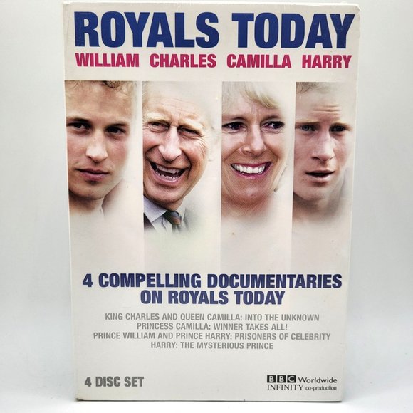 NIB Royals Today DVD Box Set 2005 4 Disc Set King Charles Queen Camila Harry - Picture 2 of 4